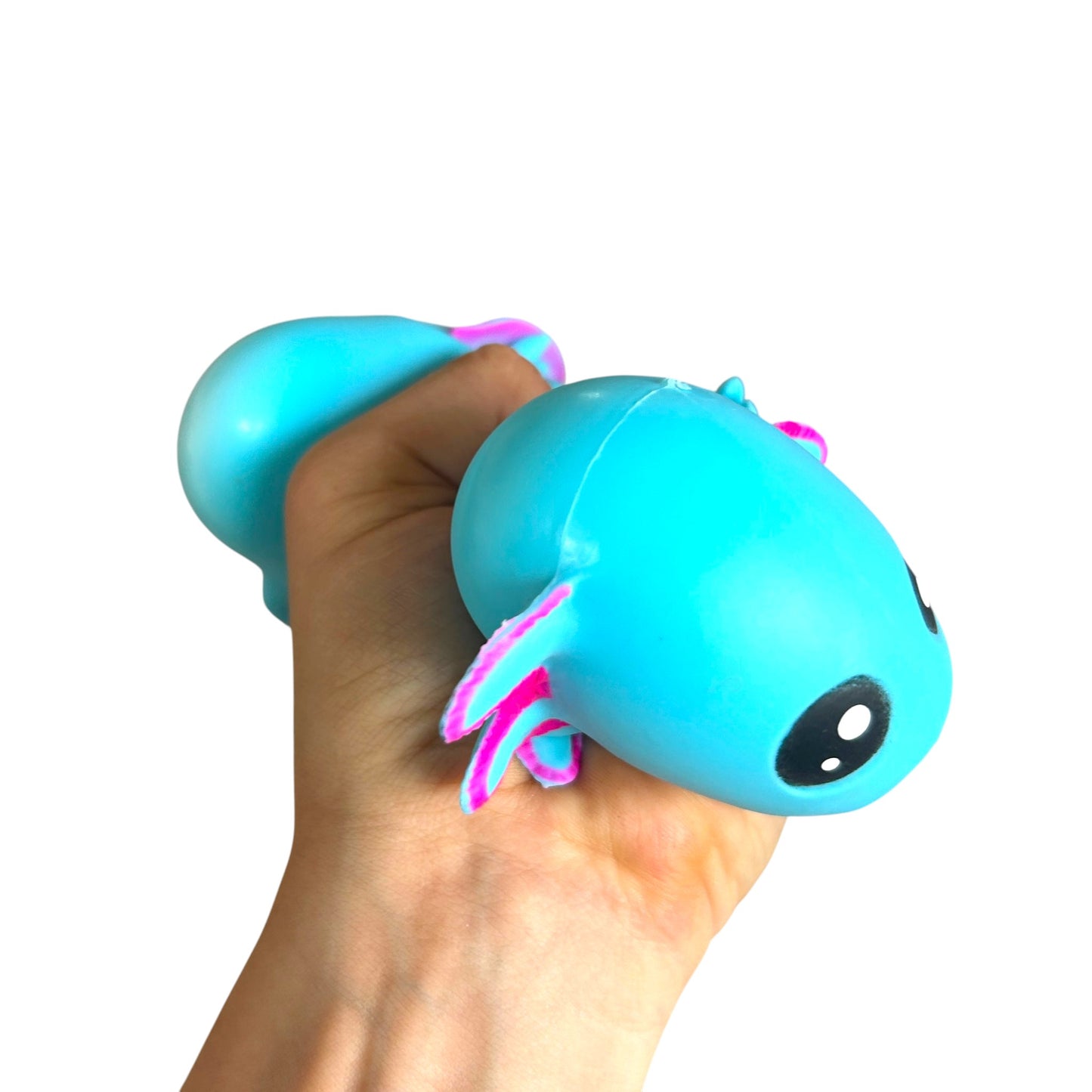 Wibbly Wobbly Axolotl Squishy Sensory Fidget Squish Toy - 3 Colours to Collect