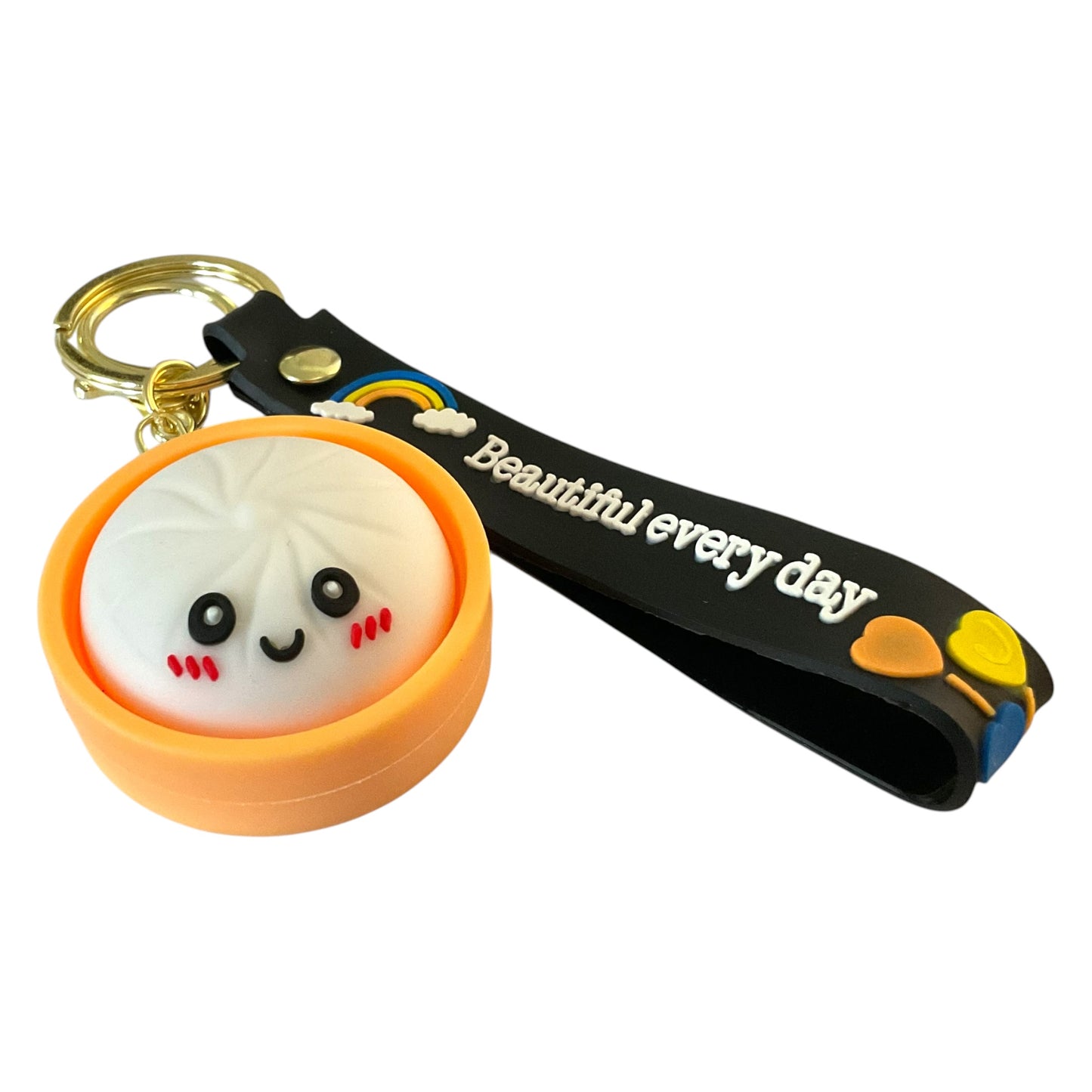 Squishy Dumpling Keypopz Keychain - Various Colours