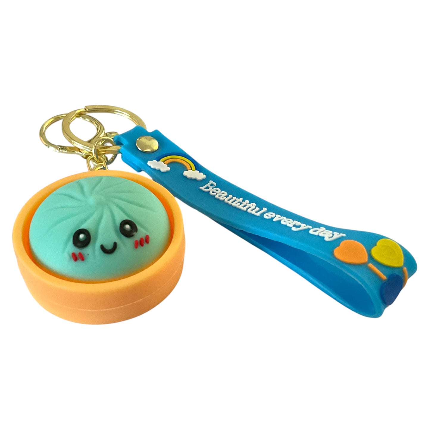 Squishy Dumpling Keypopz Keychain - Various Colours