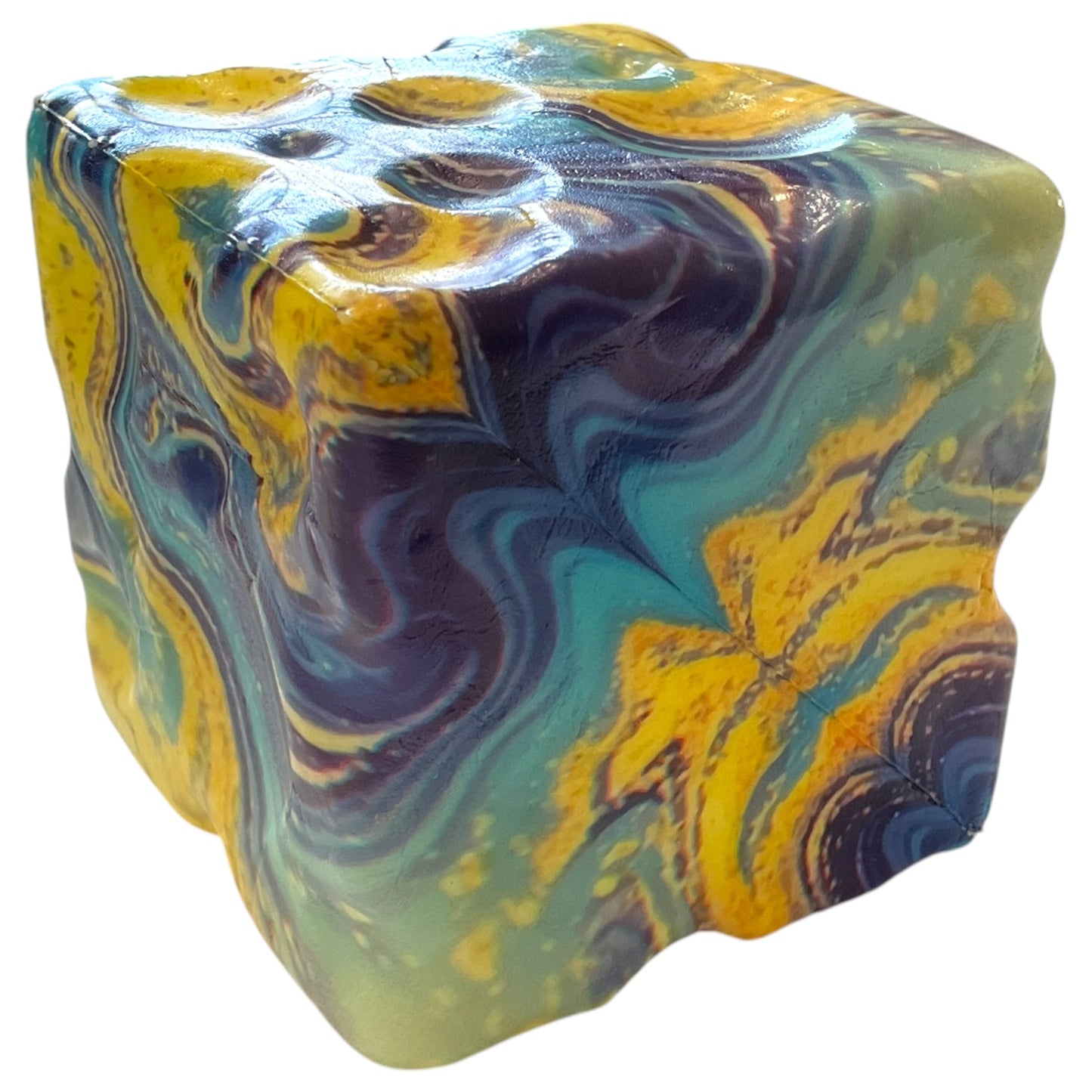 Squishy Cheese Rainbow Effect Super Soft Squish Toy