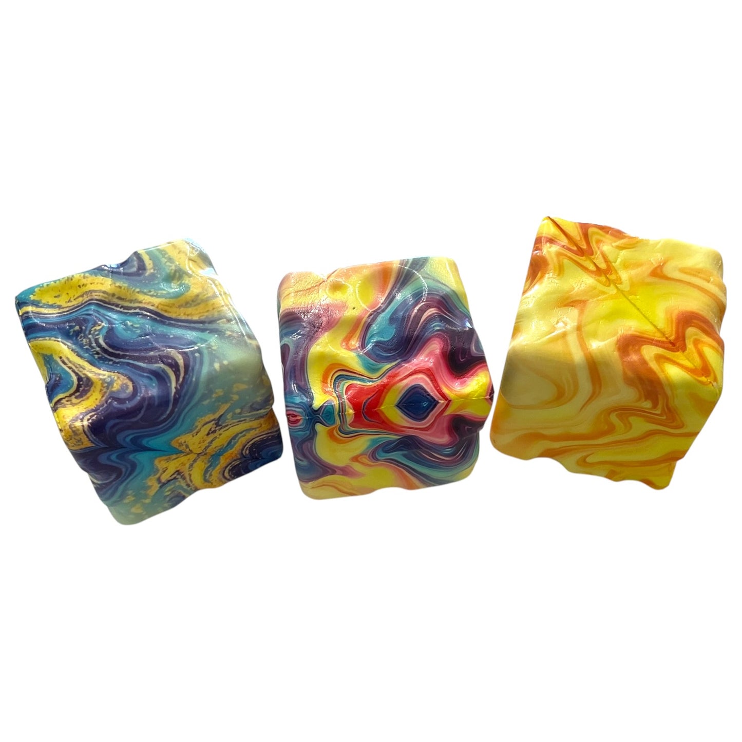Squishy Cheese Rainbow Effect Super Soft Squish Toy
