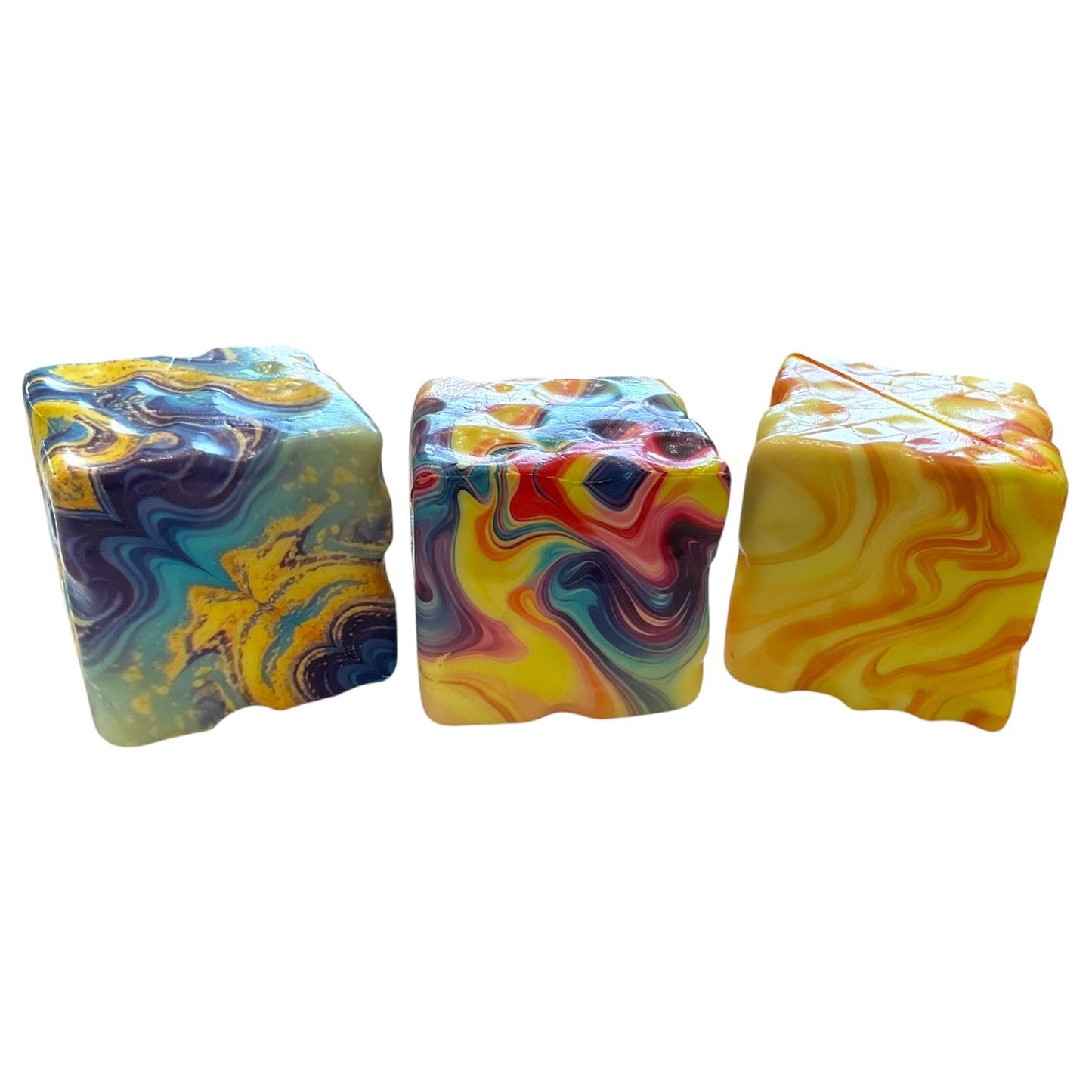 Squishy Cheese Rainbow Effect Super Soft Squish Toy