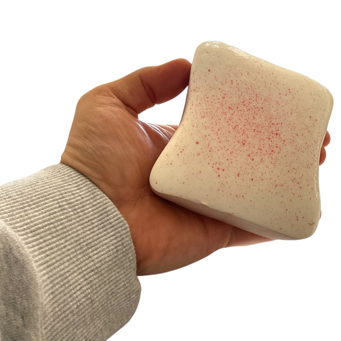 Squishy Toast Bread Slow Rising Squish Fidget Super Soft Sensory Toy - Assorted Colours