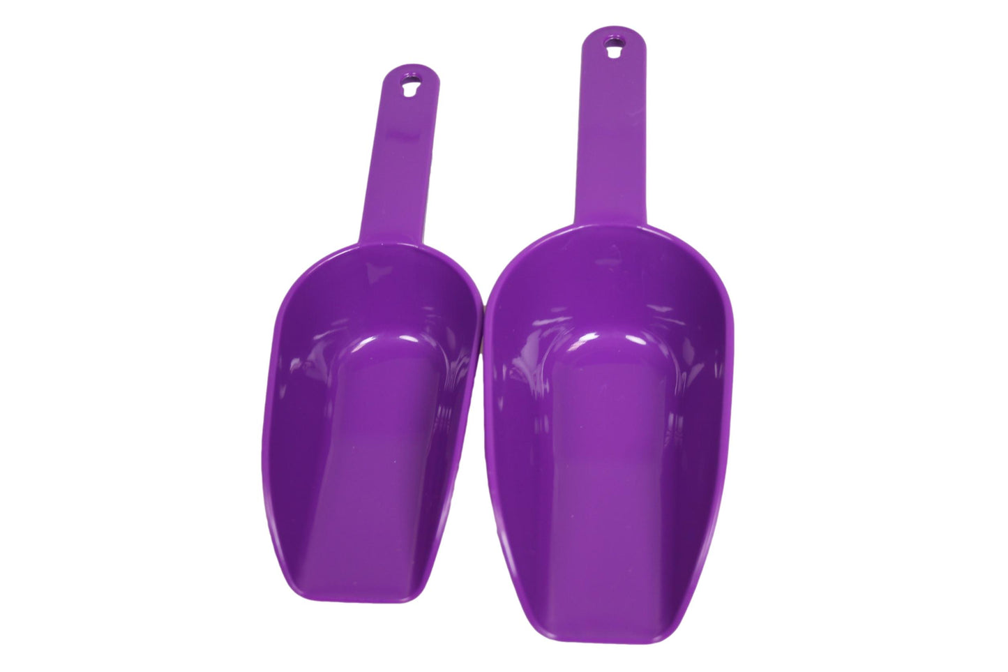Plastic Dry Food Sweets Candy Scoop Shovel Set of 4 Assorted Colours AK459 A