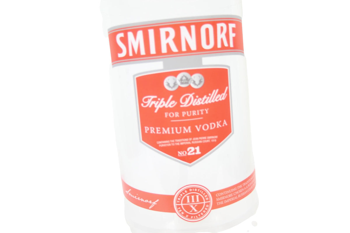 Giant Plastic Smirnorf Money Saving Bottle