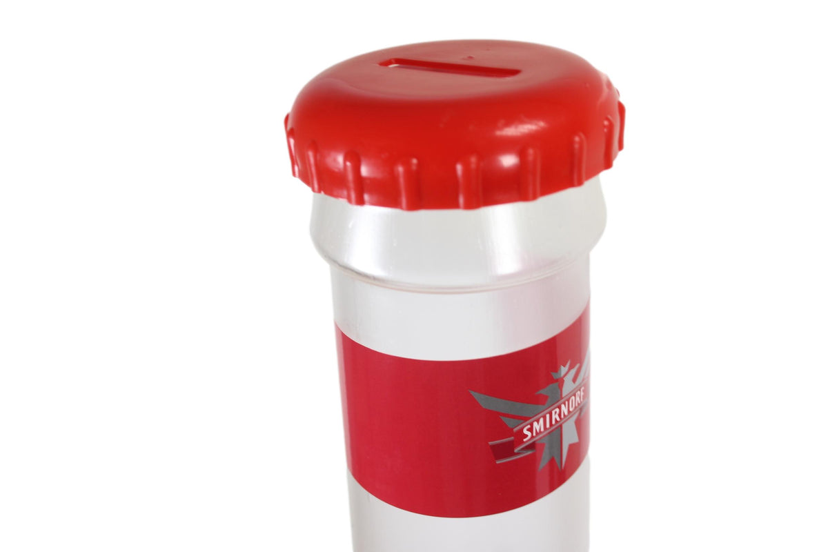 Giant Plastic Smirnorf Money Saving Bottle