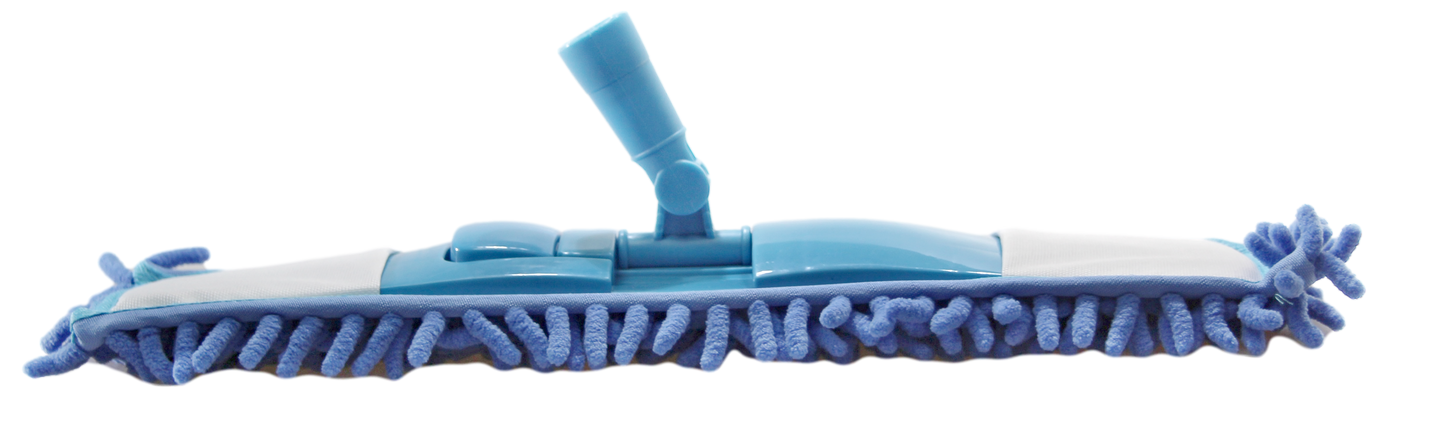 Flat Microfibre Floor Mop with Expandable Stick Pole Handle 42 cm Assorted Colours 2045 A