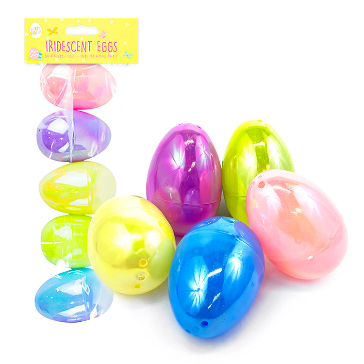 Iridescent Fillable Eggs x 5