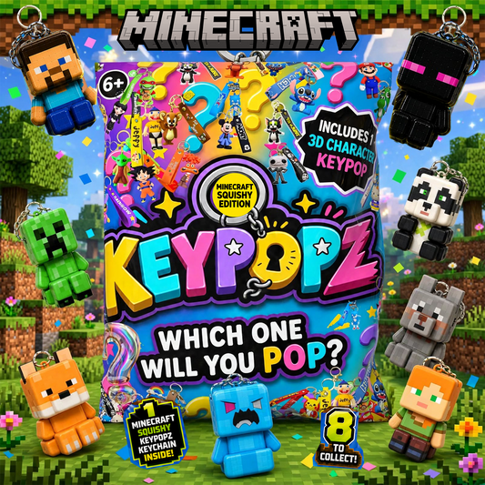 KeyPopz Minecraft Squishy Surprise Pack
