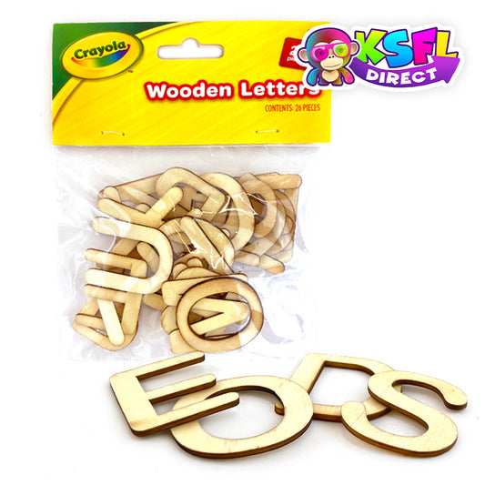 Crayola Wooden Letters x 156 ( ONE OFF SPECIAL )
