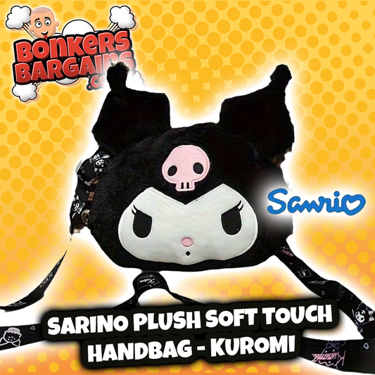 Kuromi Plush Soft Touch Handbag