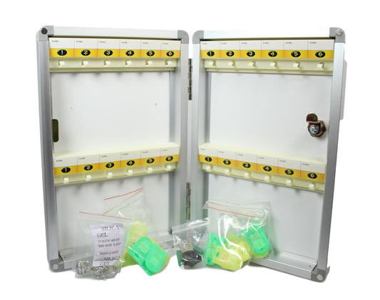 Aluminium Cabinet Key Box 24 Pack Key Set Ideal For Hotels Offices Home 220mm x 55mm x 325mm 5212