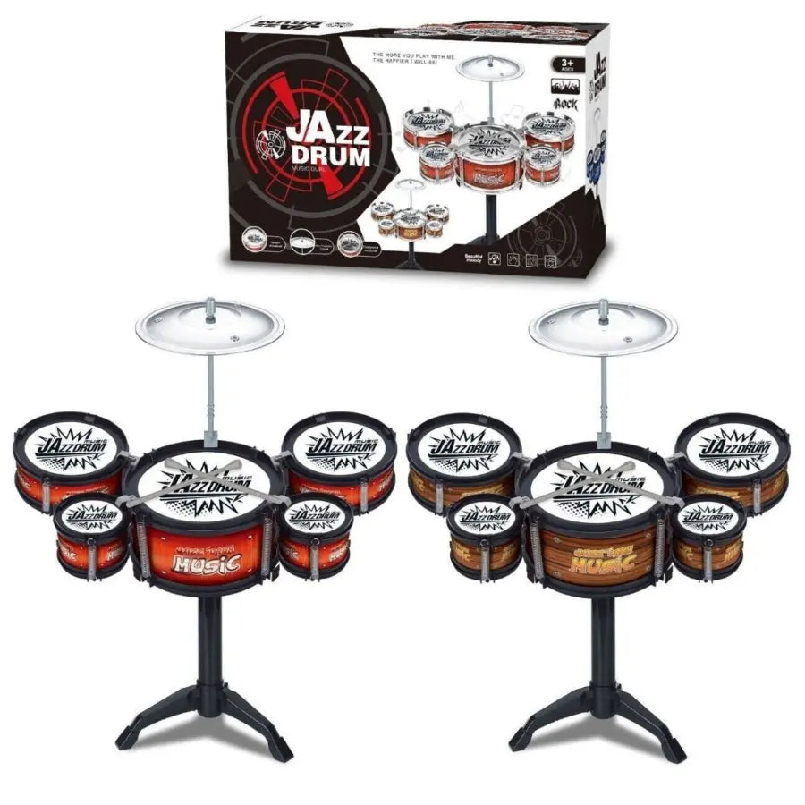 Mini Jazz Drum Toys With Band Rock Set