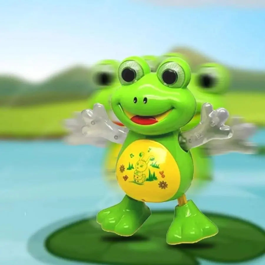 Dancing Frog Toy with Lights & Music – Battery Operated Fun for Kids