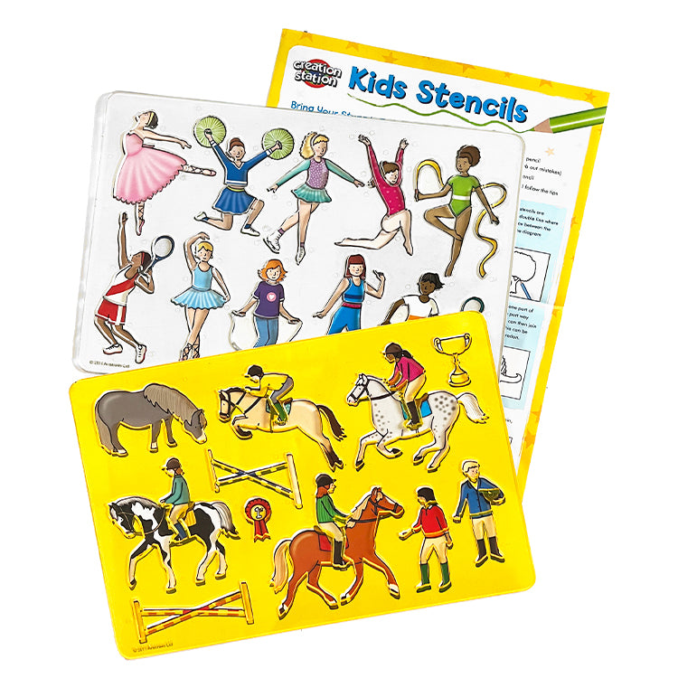 Girl Jumbo Stencil Mix