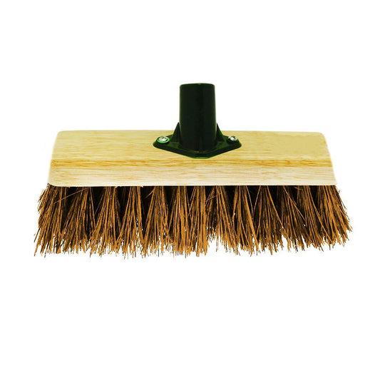 Kingswood 10" Stiff Bassine Wooden Brush Head