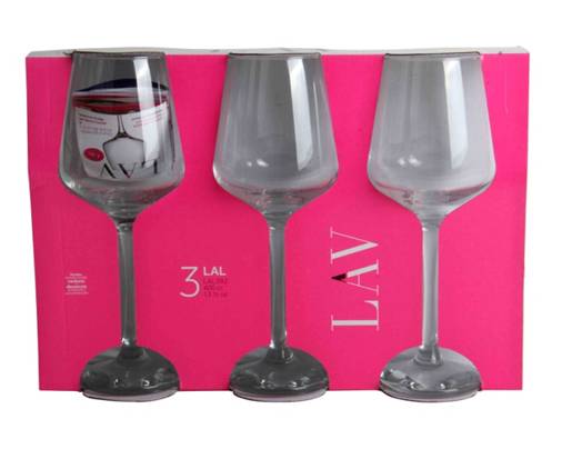Wine Glasses 400Cc Set Of 3