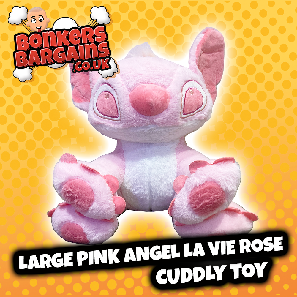 Large Pink Angel La Vie Rose Cuddly Toy