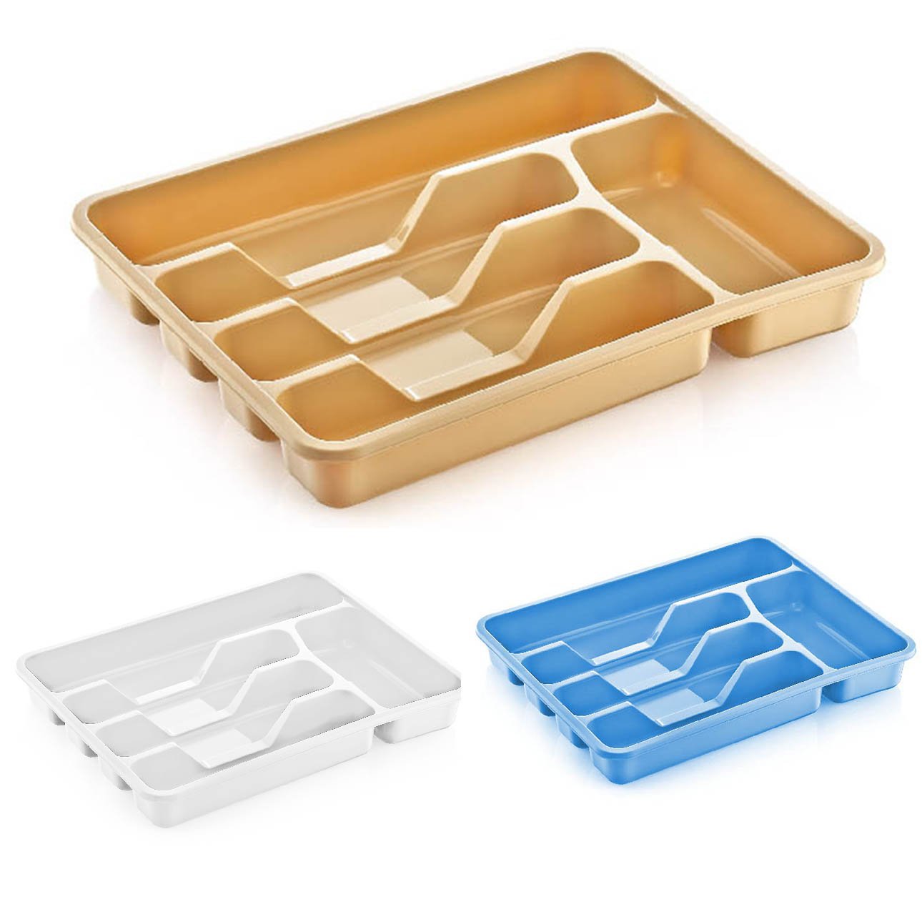 Plastic Cutlery Tray Assorted Colours 60139