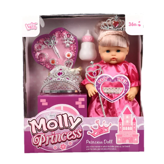 Molly Princess Baby Doll Set - 16 Inch