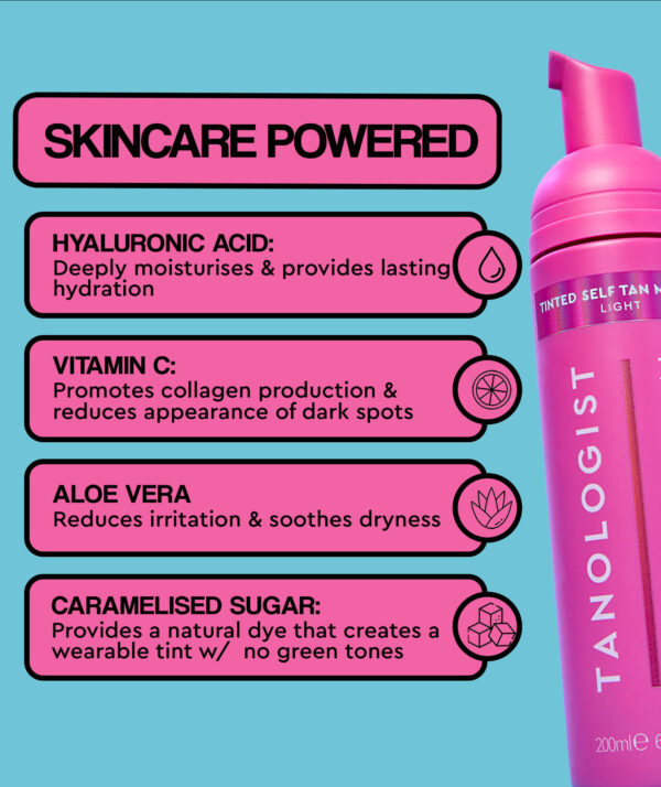 Tanologist Express Self Tan Tinted Mousse - Light (RRP £15.99)