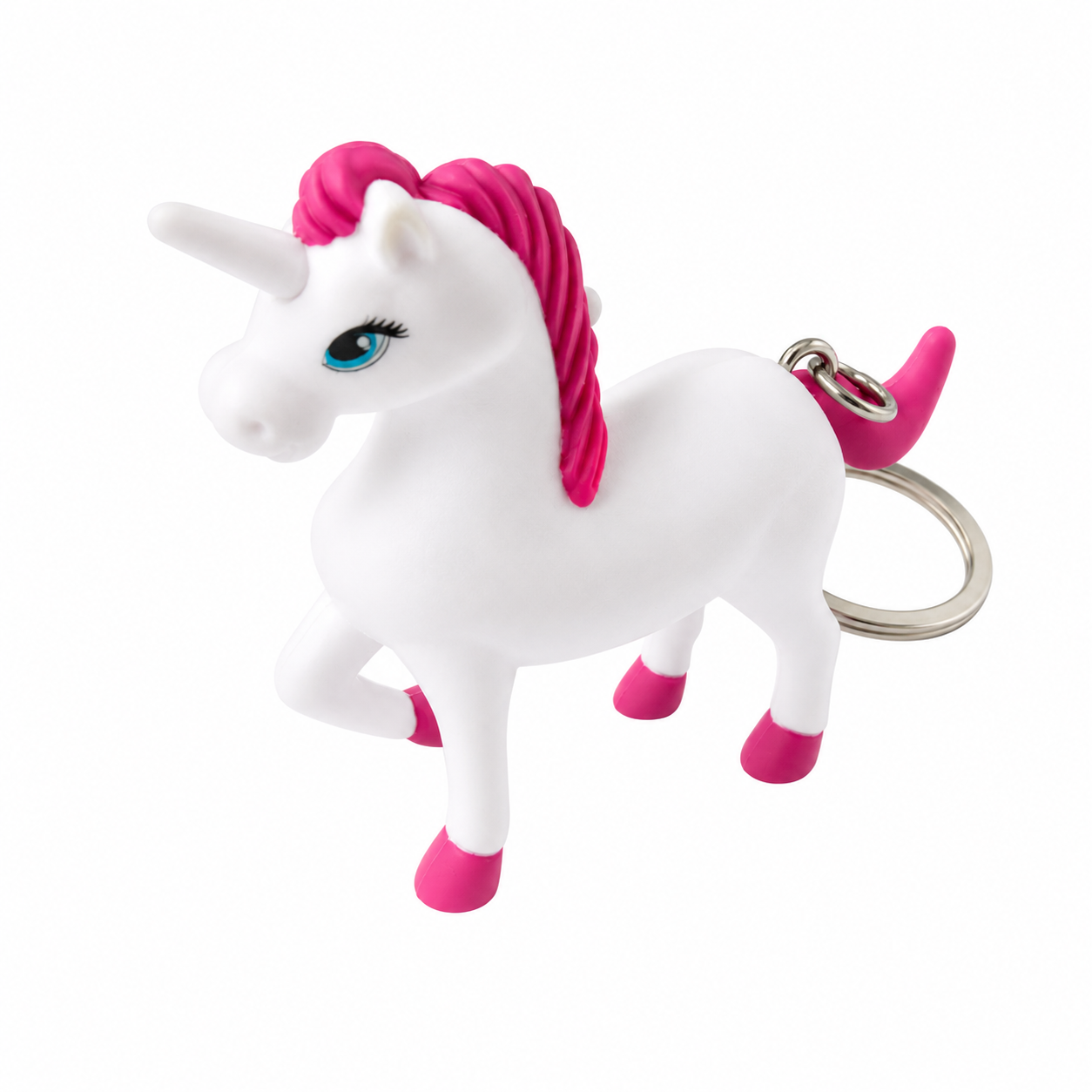 Unicorn Keychain Keyring Light up with Sounds