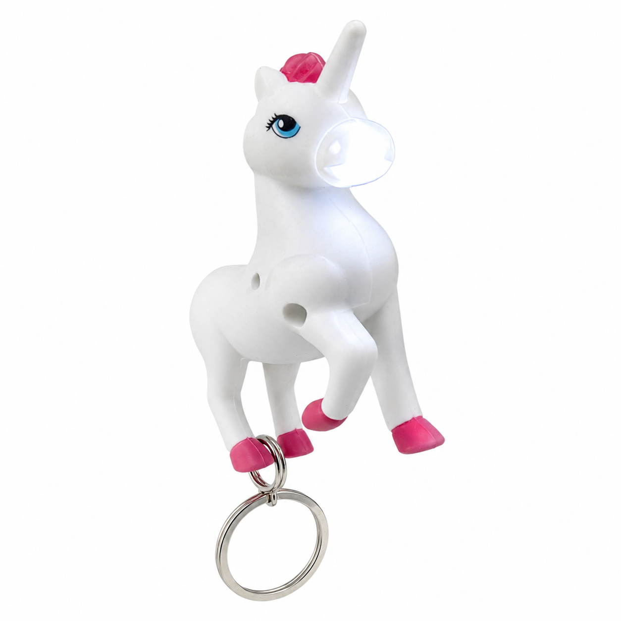 Unicorn Keychain Keyring Light up with Sounds