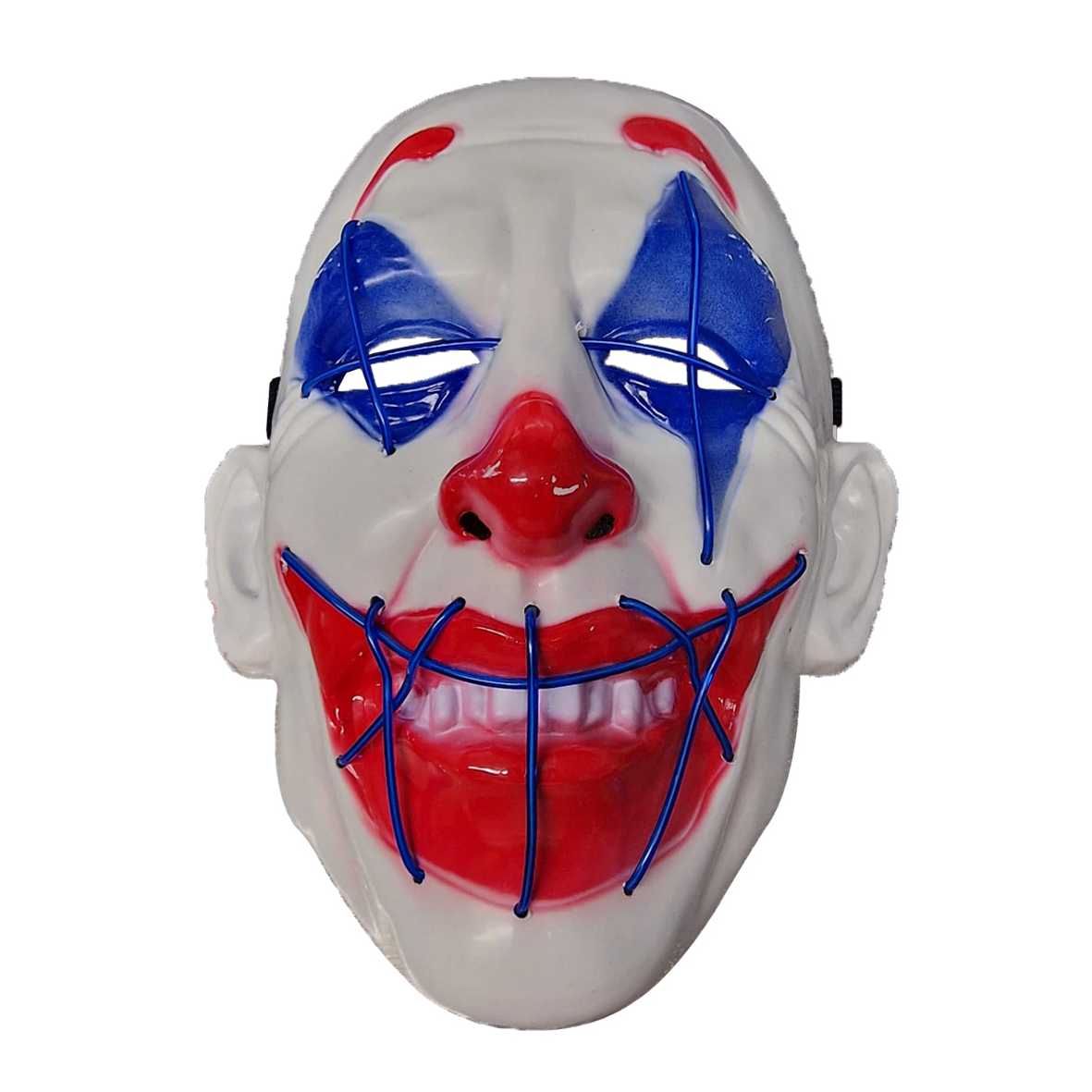 Circus Evil Clown Light Up Assorted Mask