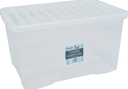 Clear Plastic Storage Box 60 Litre Ll5426 /