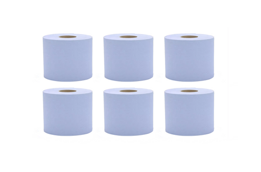 Abzorbe x Blue Cleaning Centrefeed Paper Roll Pack Of 6