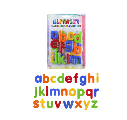 Magnetic Alphabet Letters Set 4cm 26 Pieces Assorted Colours L79110