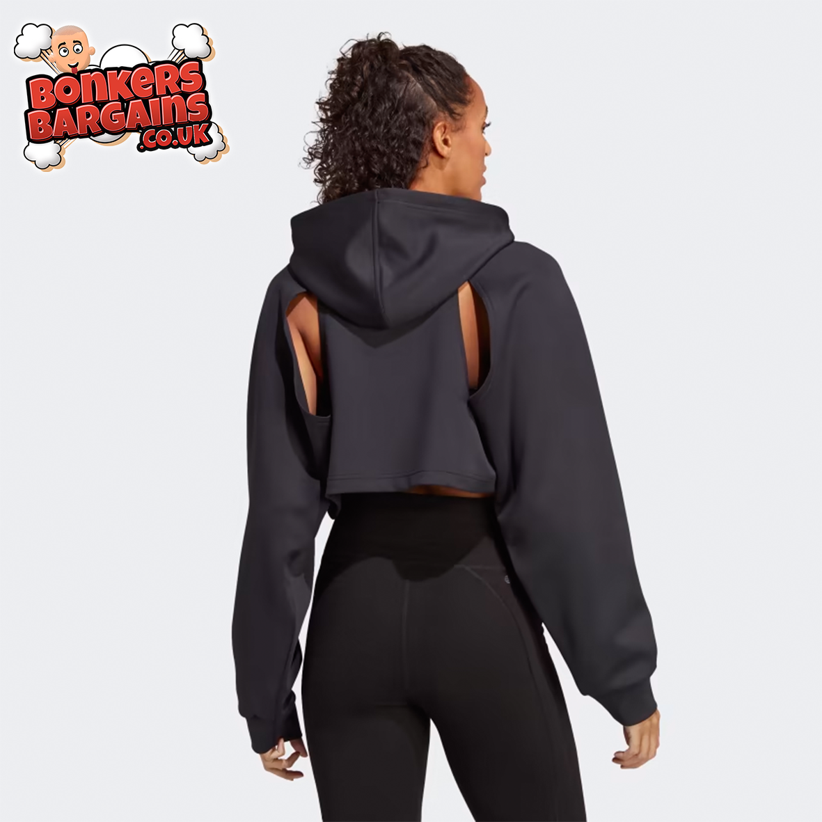 Adidas HIIT AEROREADY Crop Training Hoodie