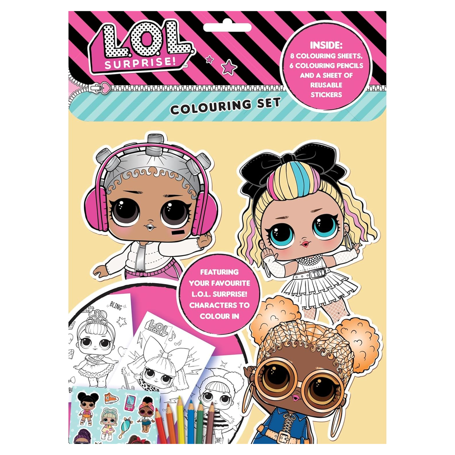 LOL Surprise Colouring Set