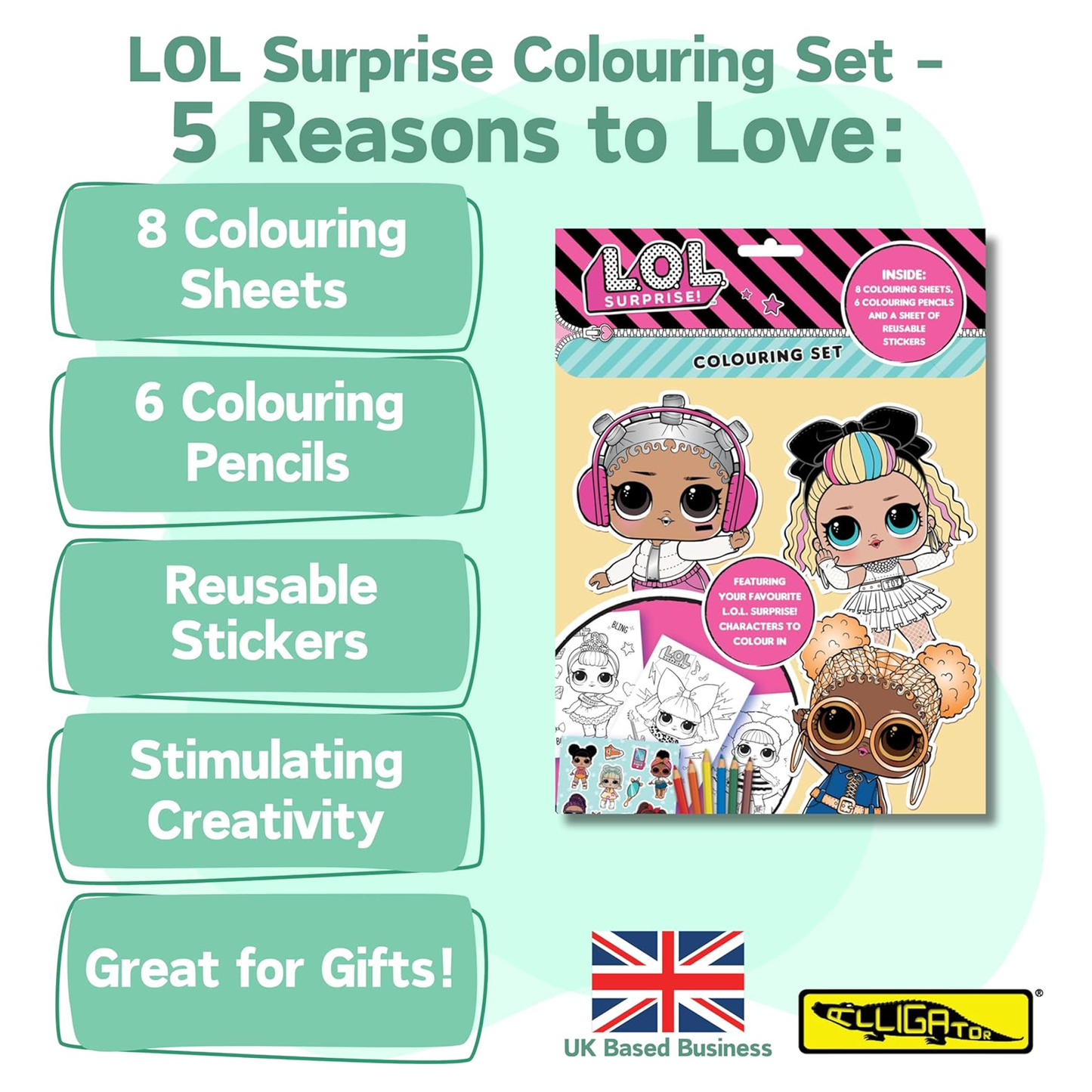LOL Surprise Colouring Set