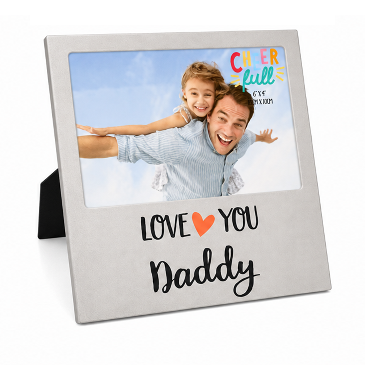 Love You Daddy Fathers Day Metal Photo Frame Gift