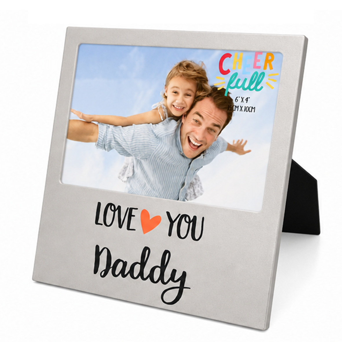 Love You Daddy Fathers Day Metal Photo Frame Gift