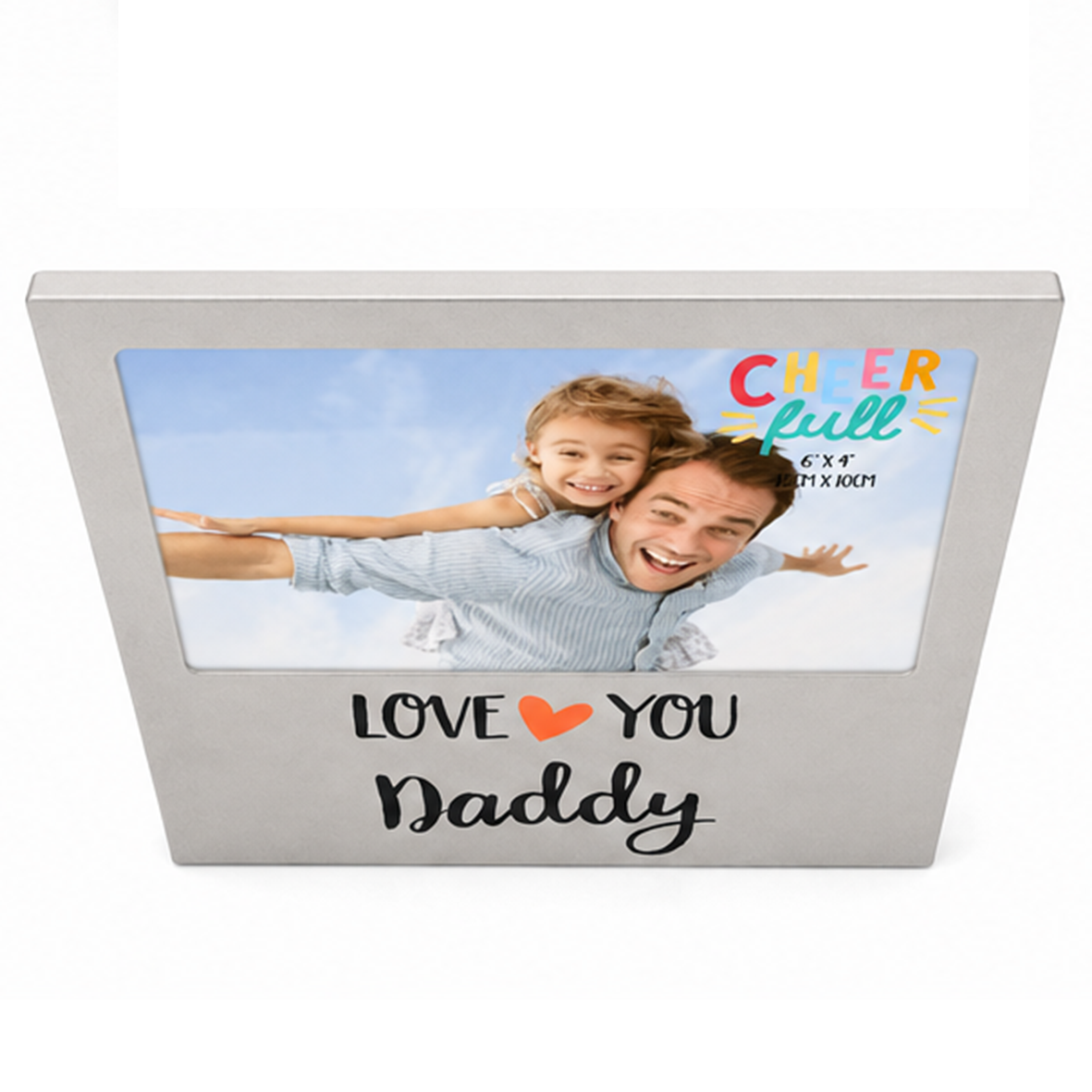 Love You Daddy Fathers Day Metal Photo Frame Gift