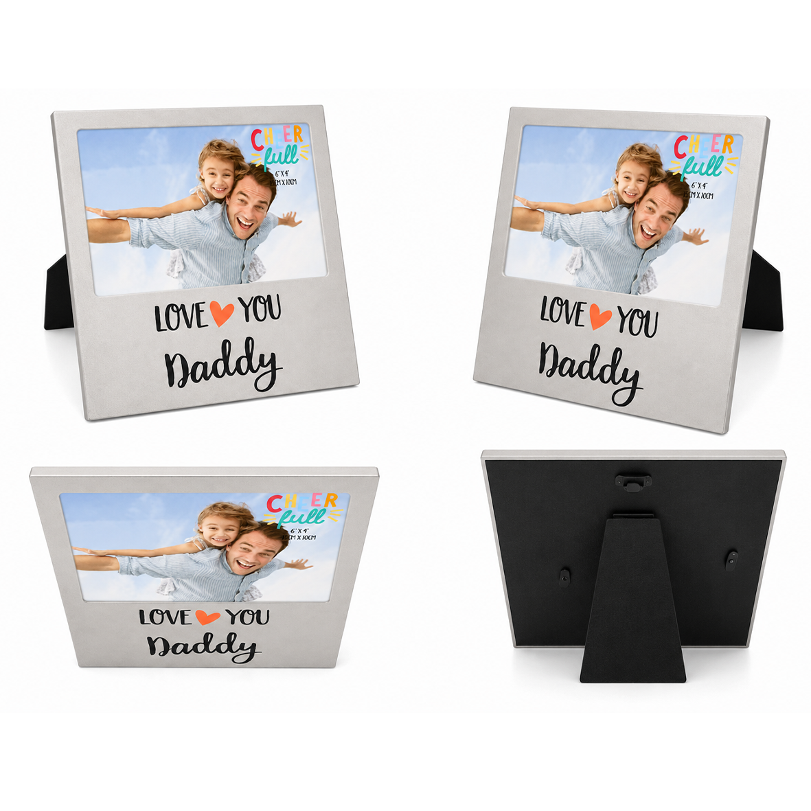 Me & My Daddy Fathers Day Metal Photo Frame Gift