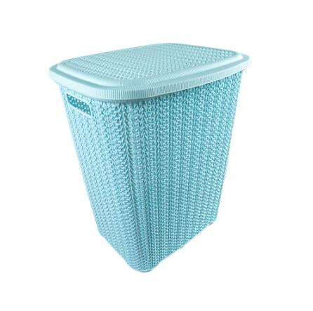 Saral Knit Laundry Basket Rattan Style Indoor Kitchen Bedroom Basket 54 Litre S8001/9346