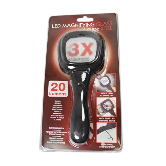 Led Magnifying Glass 20 Lumens 3 x Magnification Glass 5141