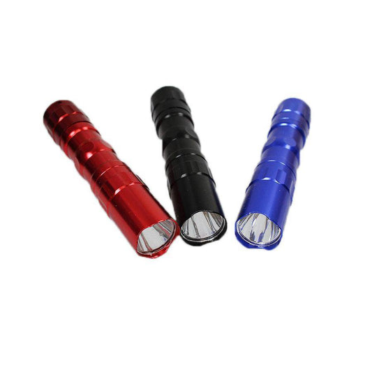 Mini Aluminium Led Torch Flashlight Assorted Colours 5108