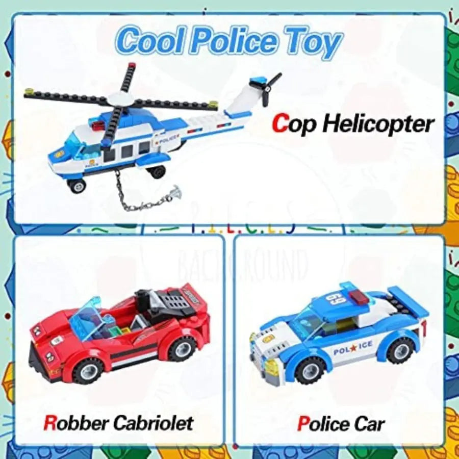 City Police Building Blocks Set