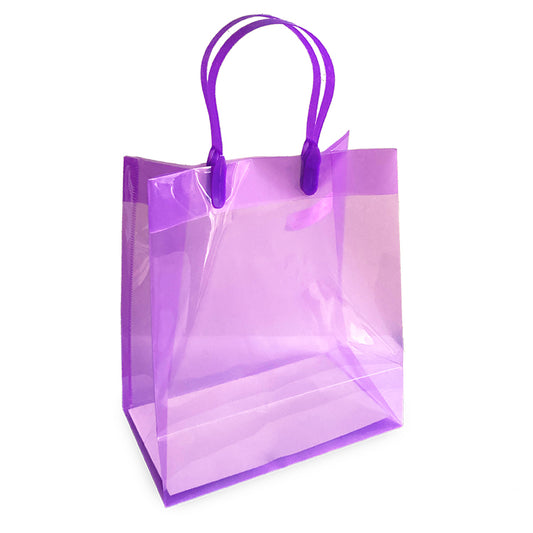 Deluxe Plastic Gift Bag Purple