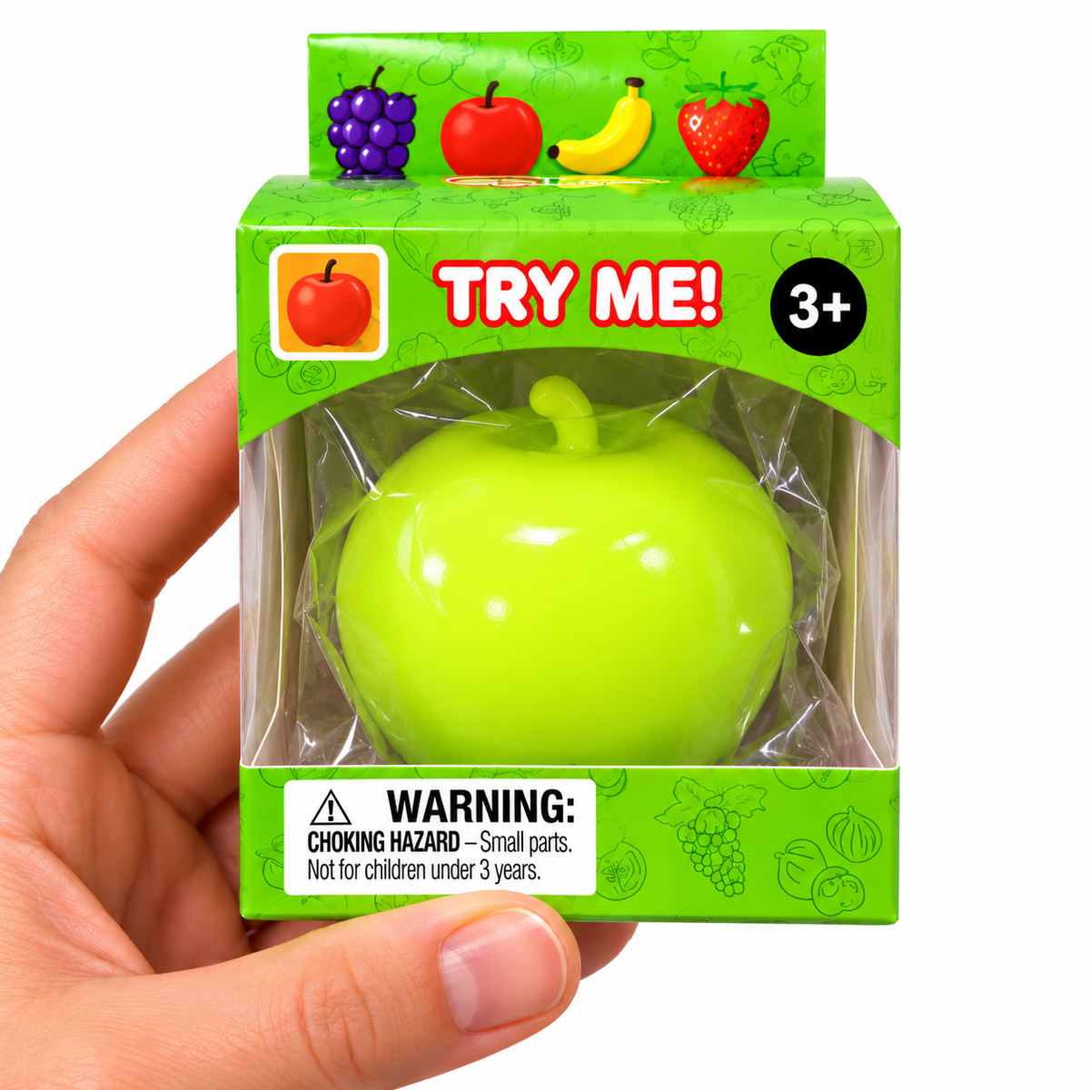 Fruit Squishy 7cm Squish Fidget Sensory ASMR Toy - 4 to Collect