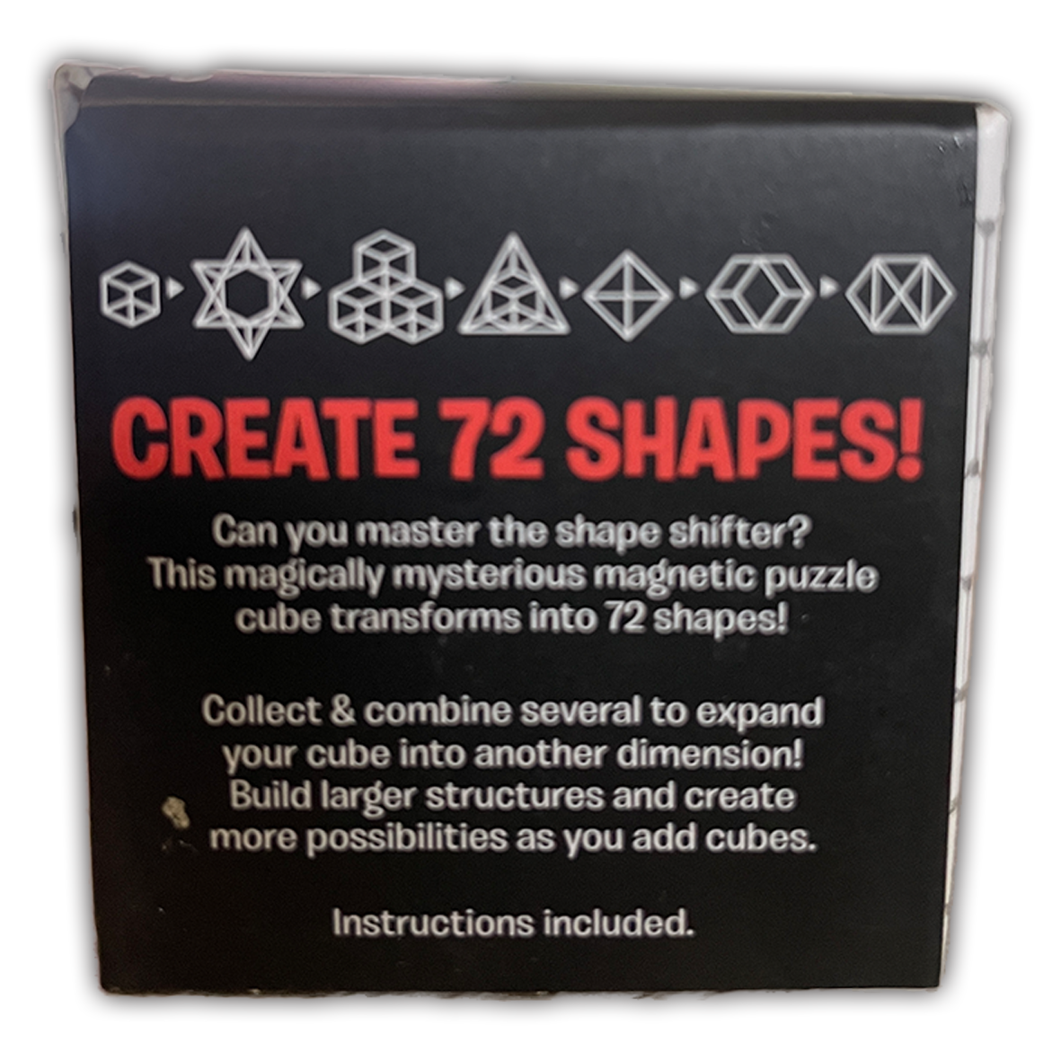 3D Magnetic Puzzle Cube - Create 72 Shapes