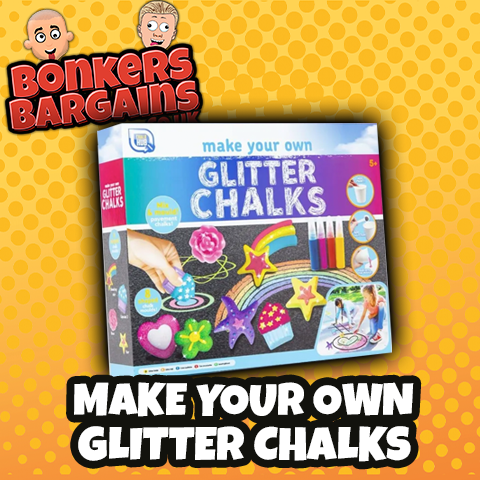Make Your Own Glitter Chalks