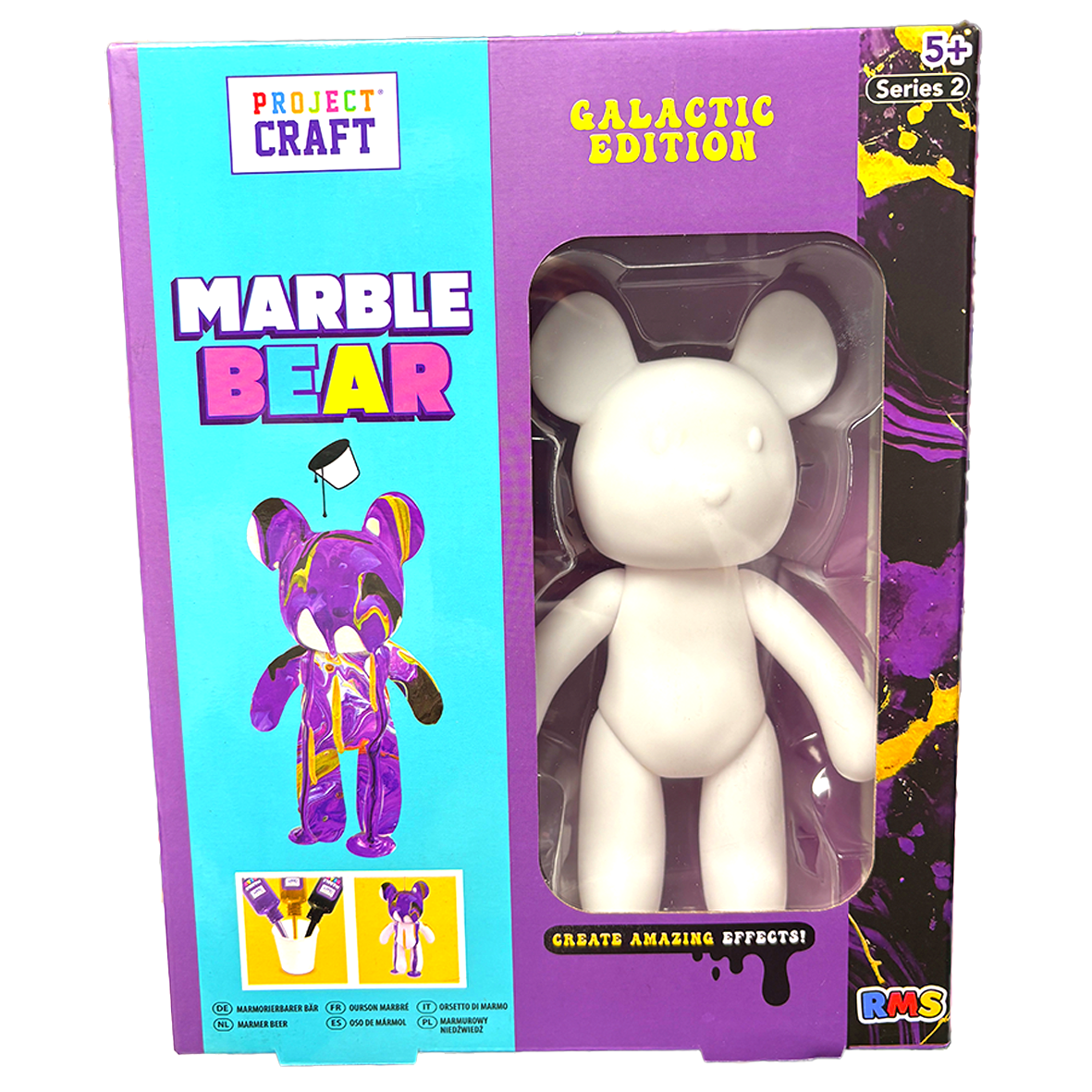 Marble Bear Paint Pouring Set - Galactic Edition 17cm