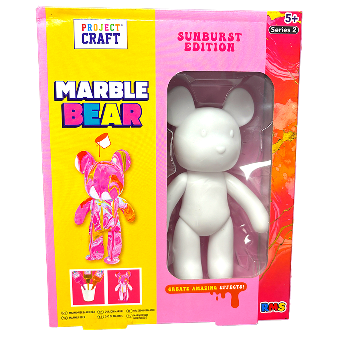 Marble Bear Paint Pouring Set - Sunburst Edition 17cm