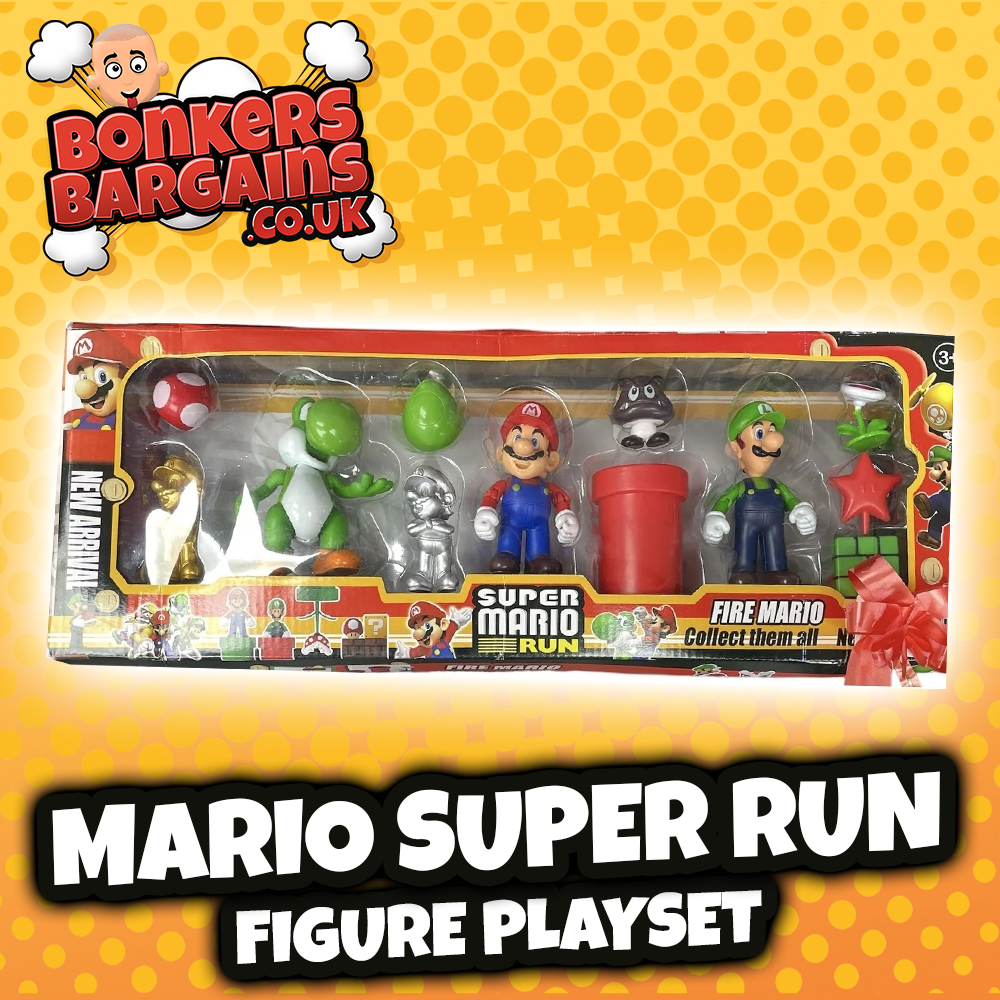 Mario Super Run Figure Play Set