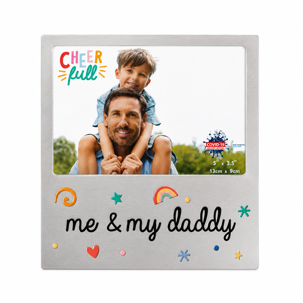 Me & My Daddy Fathers Day Metal Photo Frame Gift